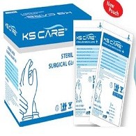 Ks Care Latex Surgical Gloves Sterile